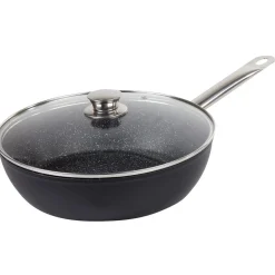 Sauteuse fond grainé effet pierre