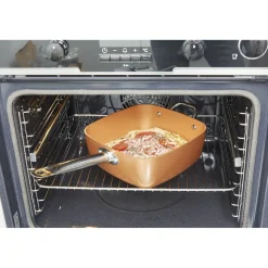 Sauteuse multifonctions cuivrée