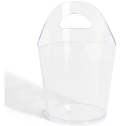 Seau à glaces 5L plastique transparent