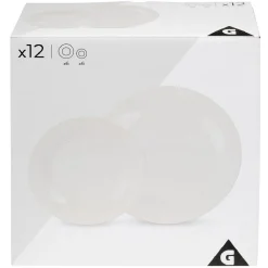 Service à vaisselle porcelaine 12 pièces
