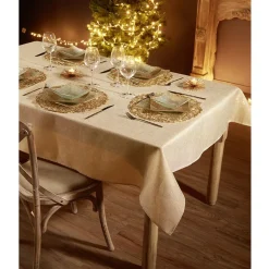 Service vaisselle doré transparent 18 pièces