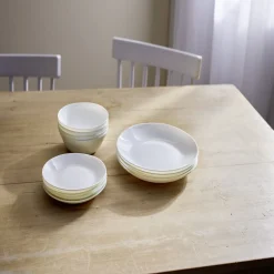 Service vaisselle opale 12 pièces