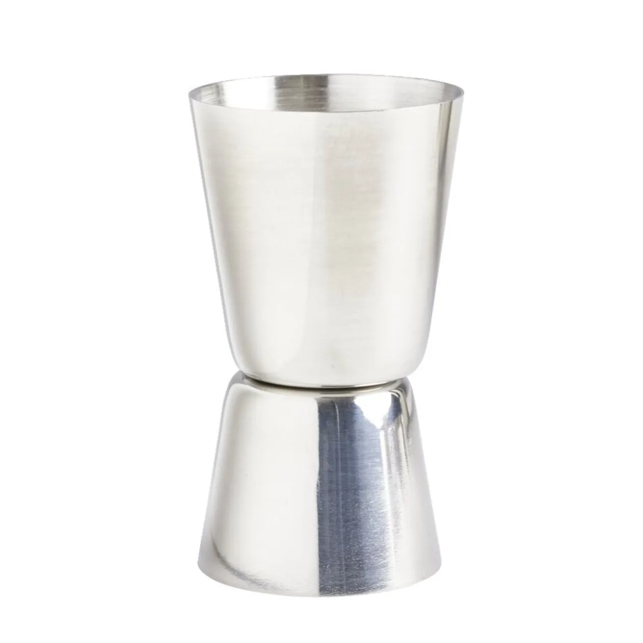 Set à cocktail acier avec support bois 6 pièces