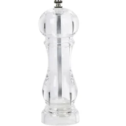Set de 2 moulins poivre et sel gris transparent