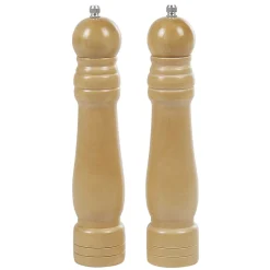 Set de 2 moulins poivre et sel en bois