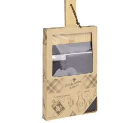 Set planche à découper + ardoise + tablier