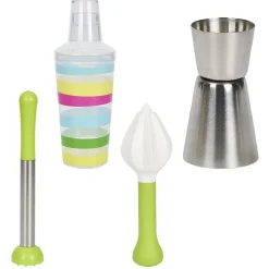 Set préparation cocktail 4 accessoires