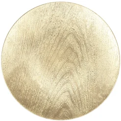 Sous assiette dorée