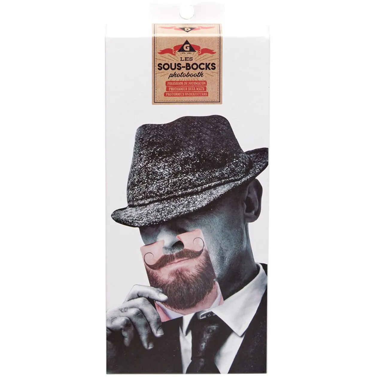 Sous bock papier imprimés x10