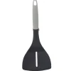 Spatule à trou polyamide manche en polypropylène gris noir