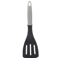 Spatule ajourée polyamide manche en polypropylène gris noir