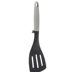 Spatule ajourée polyamide manche en polypropylène gris noir