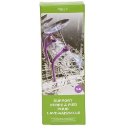 Support verre à pied pour lave-vaisselle x4