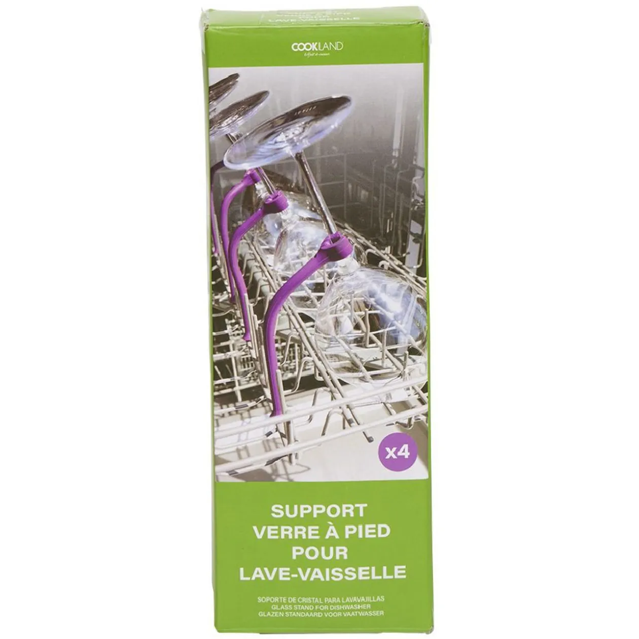 Support verre à pied pour lave-vaisselle x4