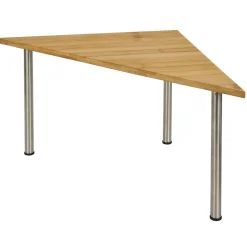 Étagère 2 niveaux en bambou 33x33xH20cm