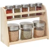 Étagère à épices et ses 8 bocaux