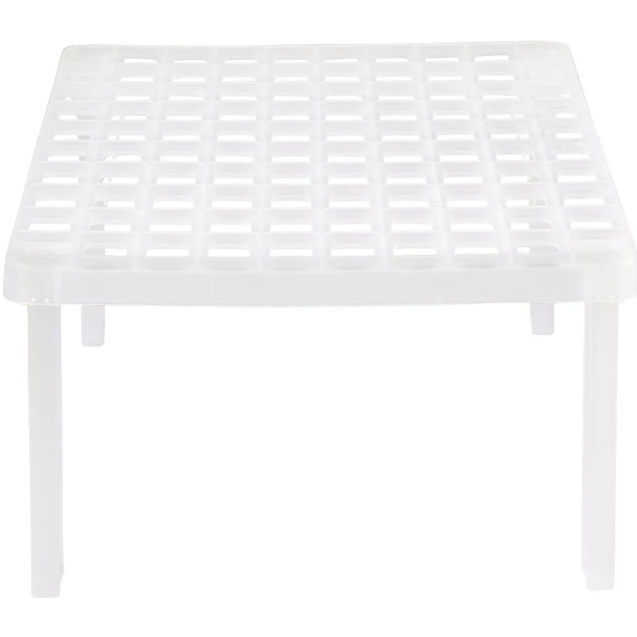 Étagère carrée cuisine blanc