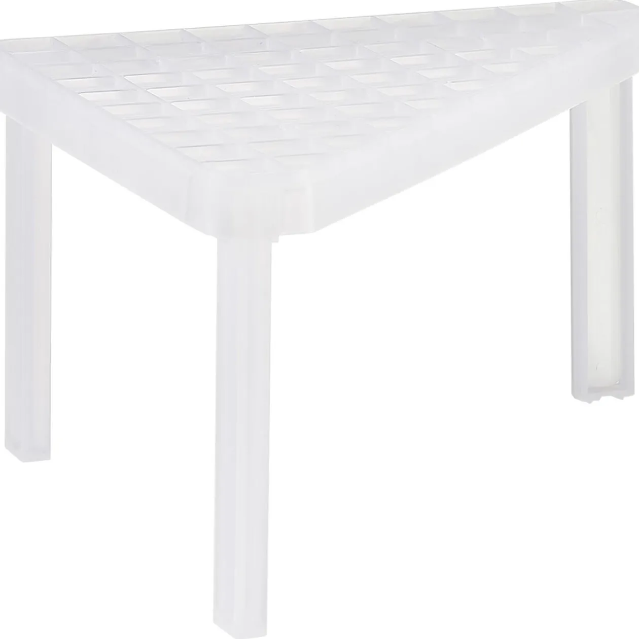 Étagère d'angle cuisine plastique blanc