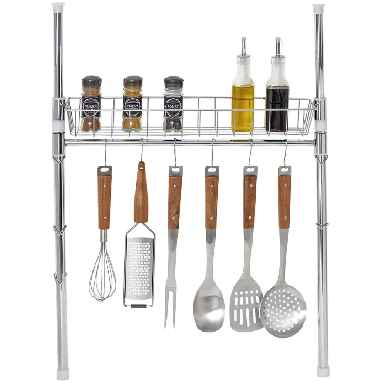 Étagère de cuisine à fixation autobloquante