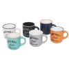 Tasse à café expresso multicolore Bistrot x6