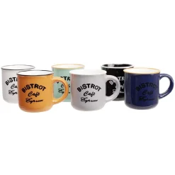 Tasse en faïence x6
