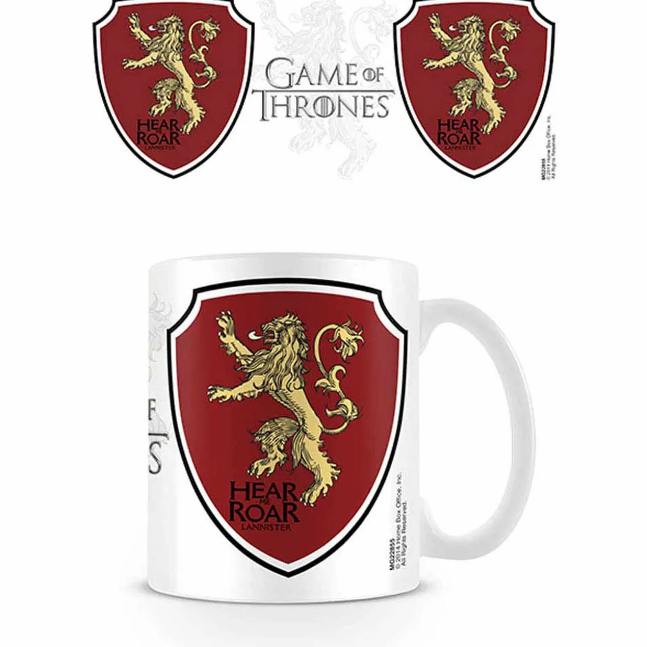 Tasse Game of Thrones céramique imprimé lion lannister