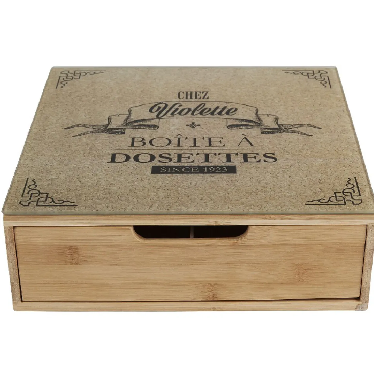 Tiroir toutes dosettes esprit bistrot Chez Violette