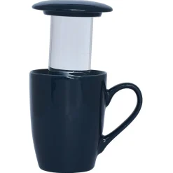 Tisanière avec couvercle et filtre amovible