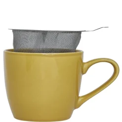 Tisanière avec couvercle et filtre amovible