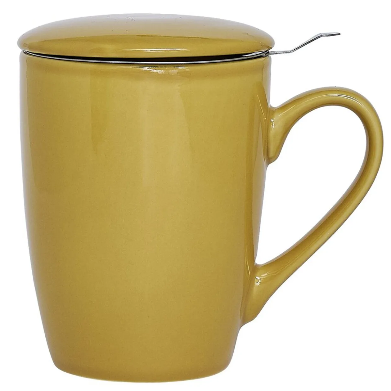 Tisanière avec couvercle et filtre amovible