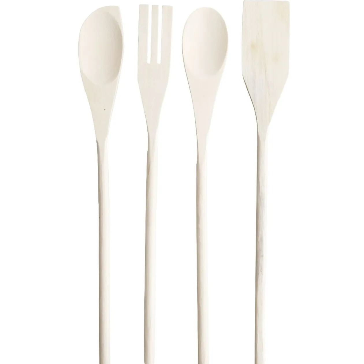 Ustensile de cuisine en bois x4