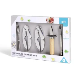 Ustensile pour fruit de mer 11 pièces