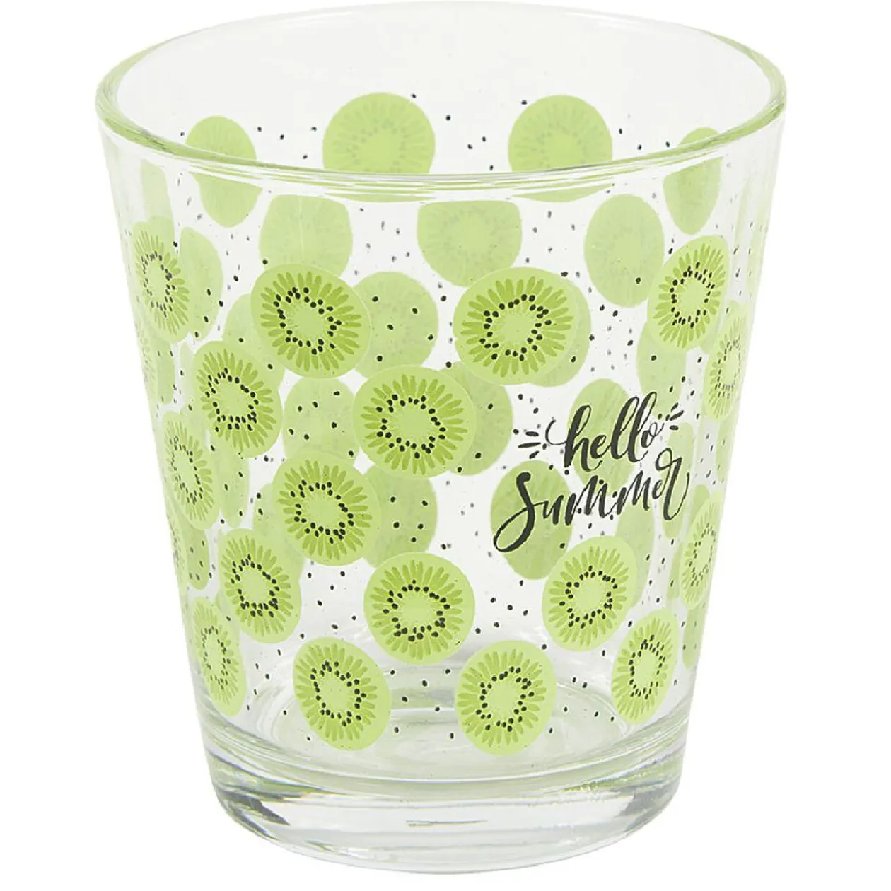 Verre à eau motifs fruits exotiques 25,5 cl - Summer time