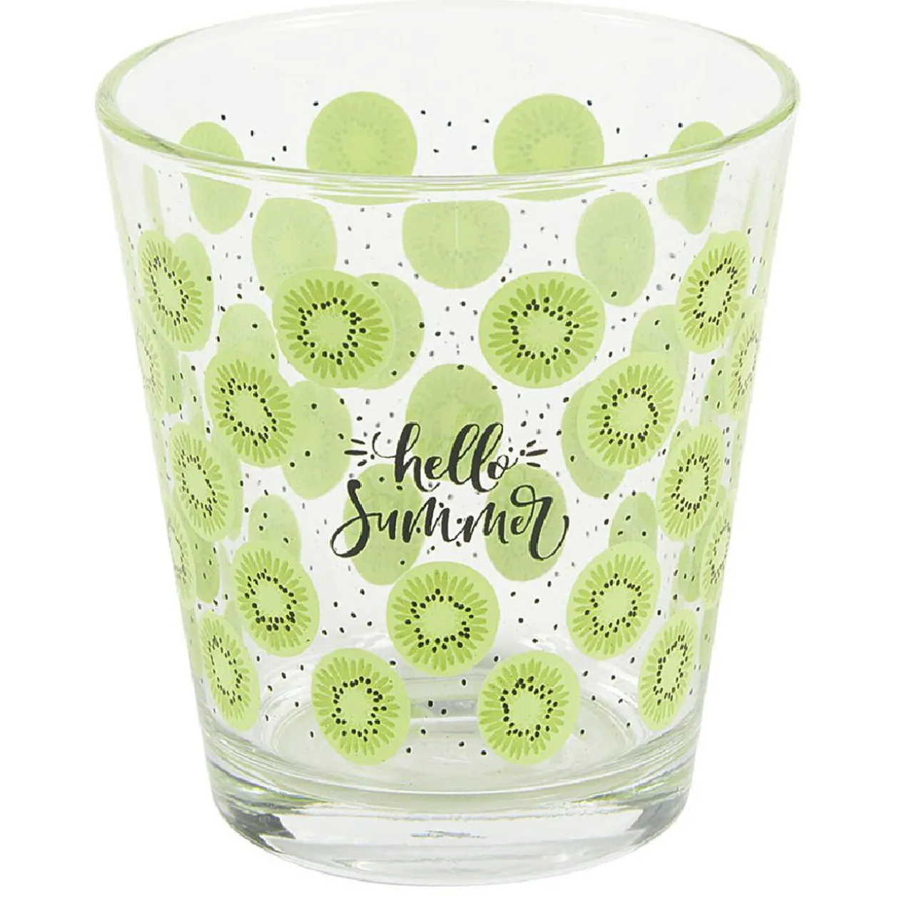 Verre à eau motifs fruits exotiques 25,5 cl - Summer time