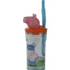 Verre à paille figurine Peppa Pig