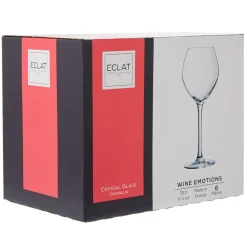 Verre à vin blanc pied cristallin Wine Emotion 35 cl x6