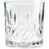 Verre à whisky transparent ciselé 33 cl x4