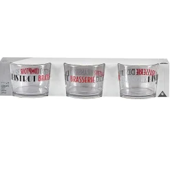 Verre bas Bodega design Le bistrot des copains x3