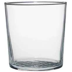 Verre bas transparent fond imprimé 34,5 cl