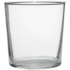 Verre bas transparent fond imprimé 34,5 cl