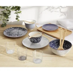 Verre bas transparent fond imprimé 34,5 cl