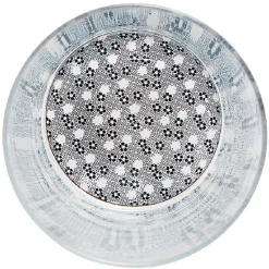 Verre bas transparent fond imprimé 34,5 cl