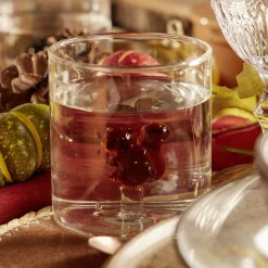 Verre décor écureuil 350ml Ø8xH8,5cm