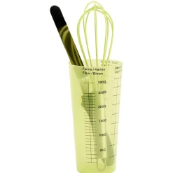 Verre doseur avec fouet et spatule