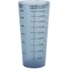 Verre doseur en plastique bleu