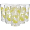 Verre haut citron Hello Summer x 6