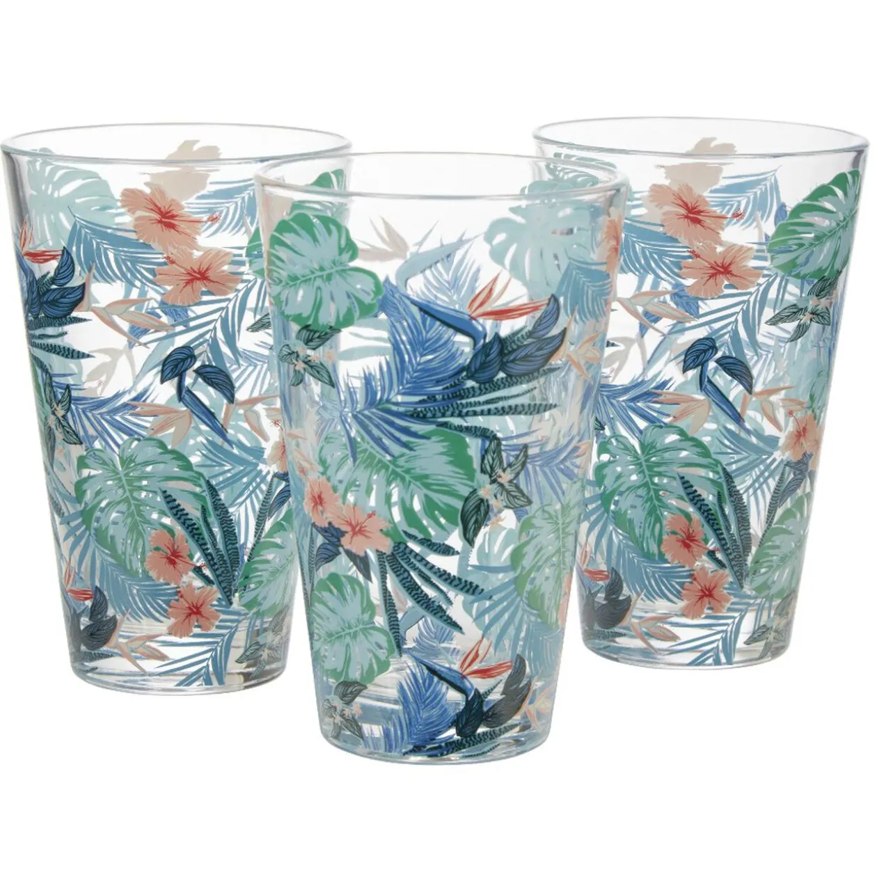 Verre haut Nadia Tropical x 3