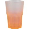 Verre Luminarc orange fluo