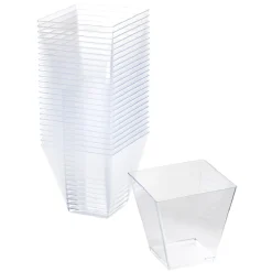 Verrine forme diamant transparente x25