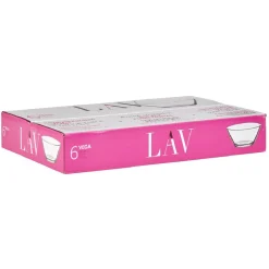 Verrine LAV en verre transparent 25 cl x6